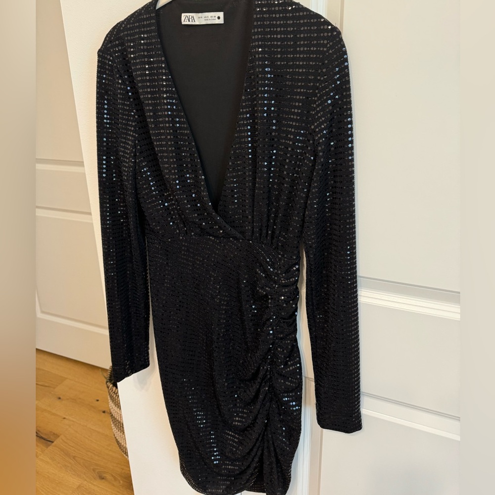 Zara sequin party dress